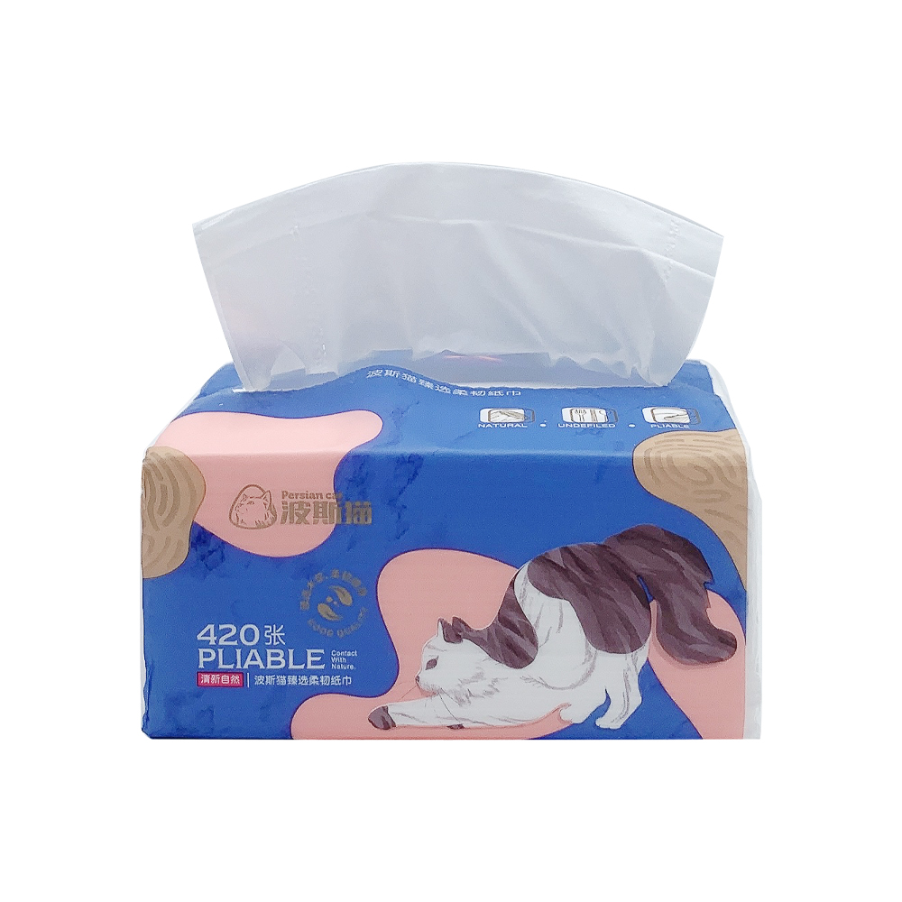 OEM Tissue Paper Soft Factory Facial Paper Tissue with High Quality Free Sample Customized Eco-friendly Face Cleaning Paper